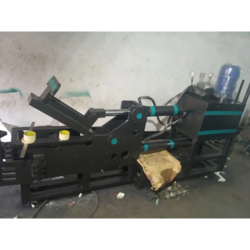 Automatic Double Action Baling Machine - Color: Blue