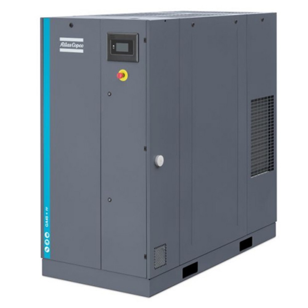 New Ga 37+- Oil Lubricated Screw Compressor - Color: Grey