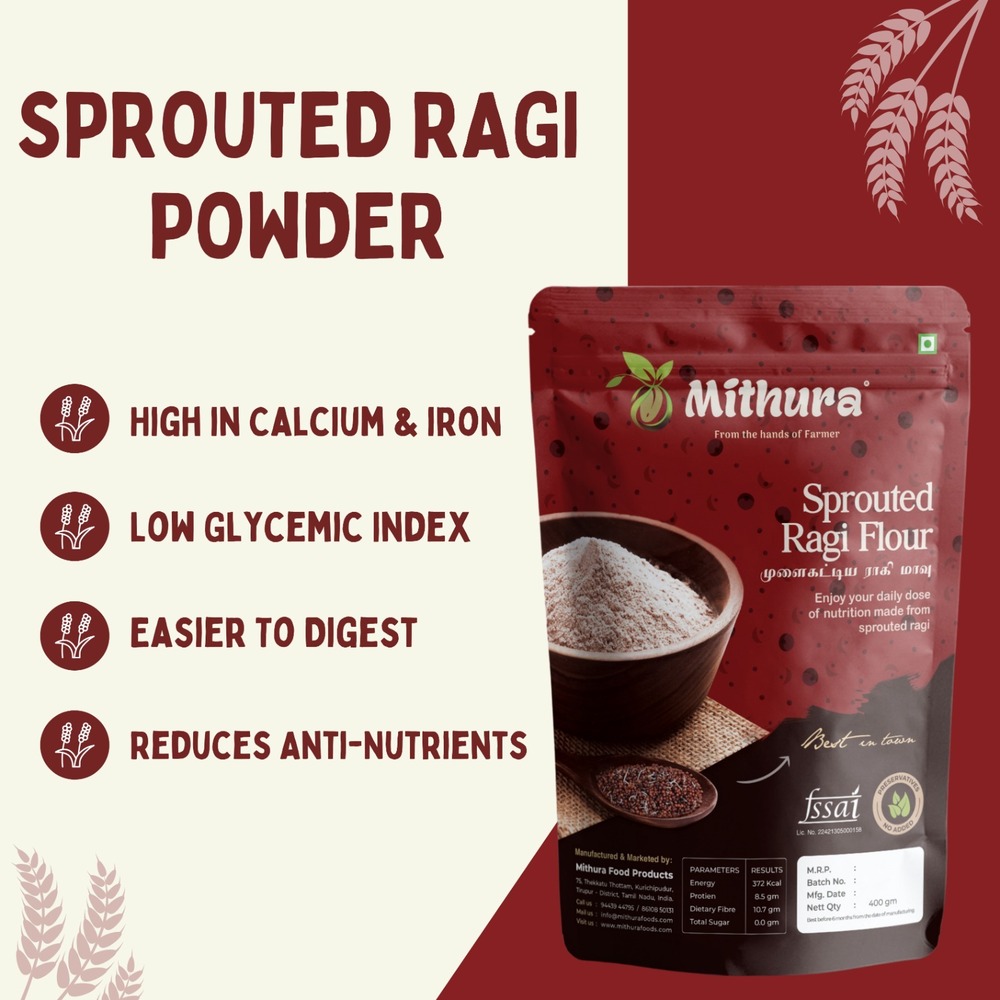 Sprouted Ragi Flour - Age Group: Children