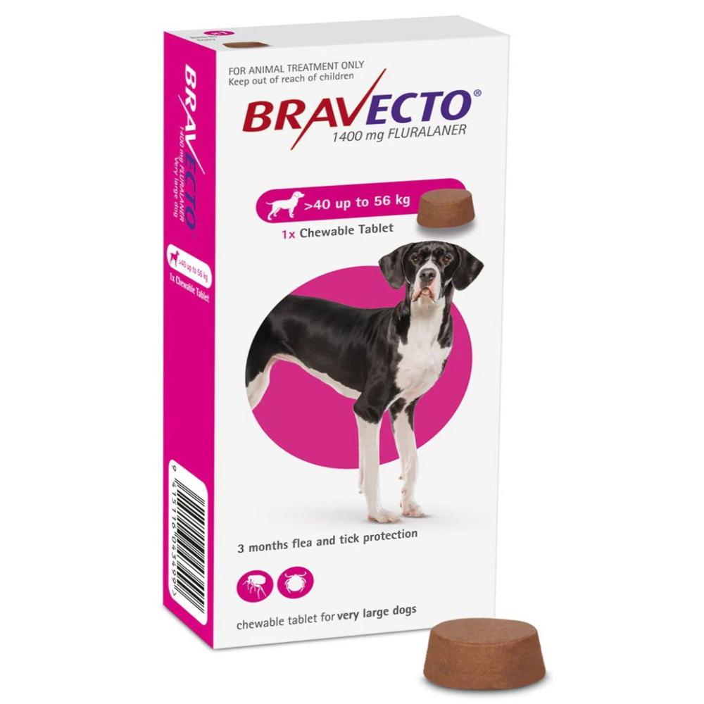 Bravecto (Fluralaner) 40kg-56kg Tablet