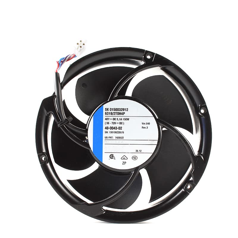 EBM PAPST 6318/2TDH4P DC48V 3.1A 150W 17CM 17250 4-Wire Cooling Fan