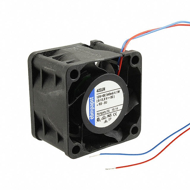 ebmpapst 422JN 4028mm 4cm 12V DC 18.3CFM 4W 48dBA 14000RPM Ball Bearing Axial Cooling Fan