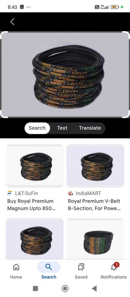 Industrial V Belt