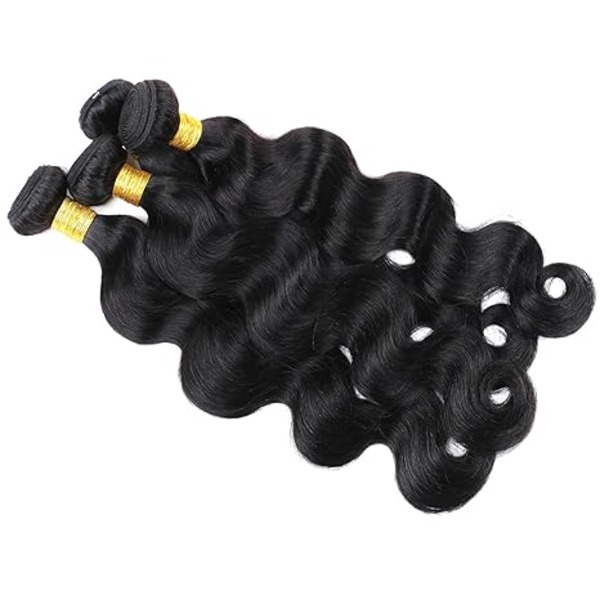 Body Wave Brazilian Virgin Weft Hair Extensions Bundle for Black Women