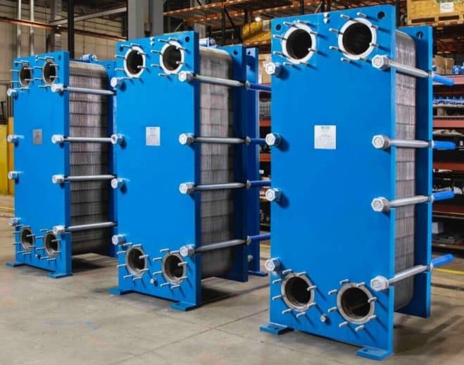 Plate Heat Exchanger - Color: Silver