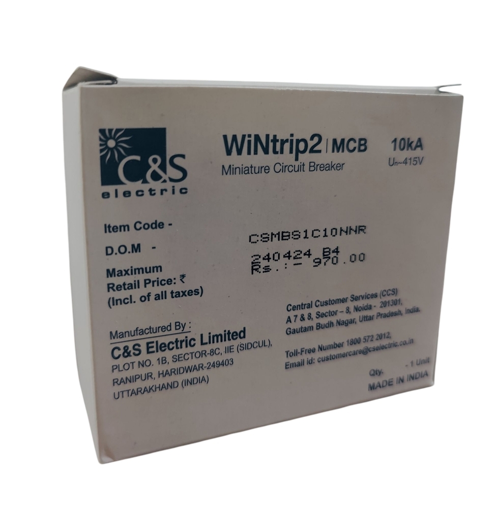 C&s Mcb Spn 10 - Features: Good Quality