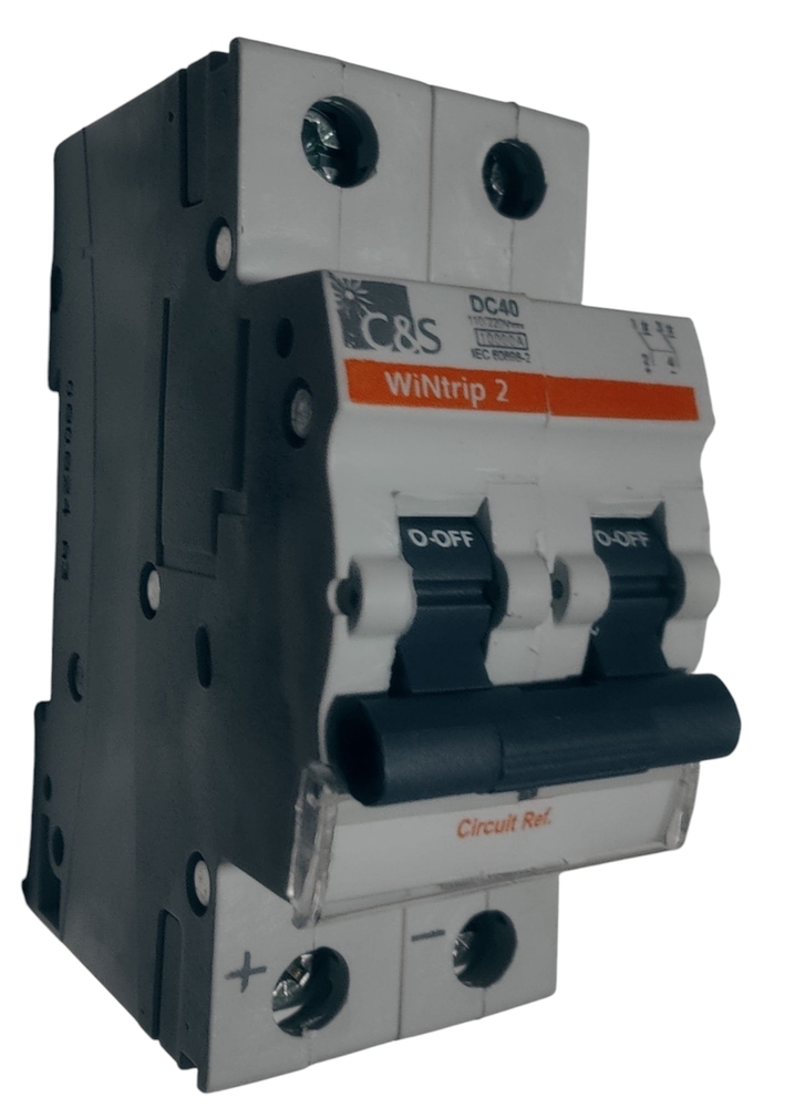 C&S MCB 40AMP DP/DC
