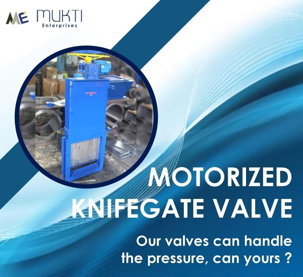 Motorize Knife gate valve