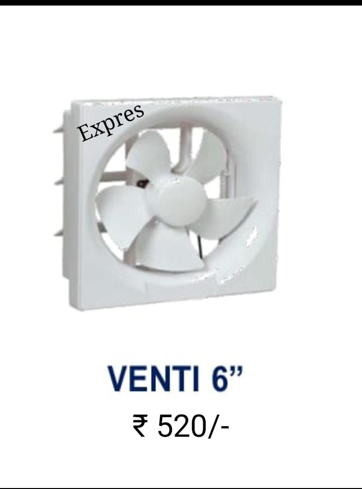 Ventilation Fan 6" - Color: White