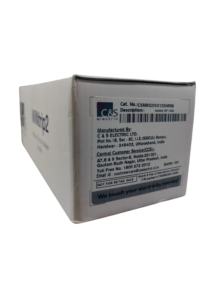 C&s Mcb Iso 125a Dp - Automation Grade: No