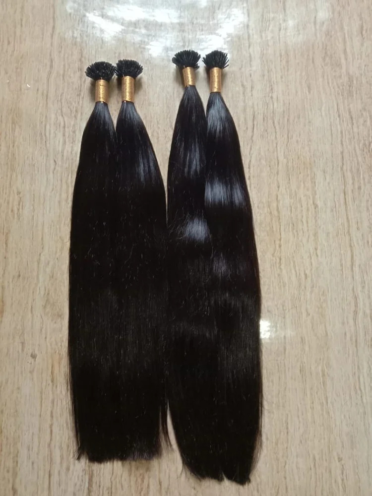 Remy human hair extensions Real I-Tips professional grade 100gm 24in