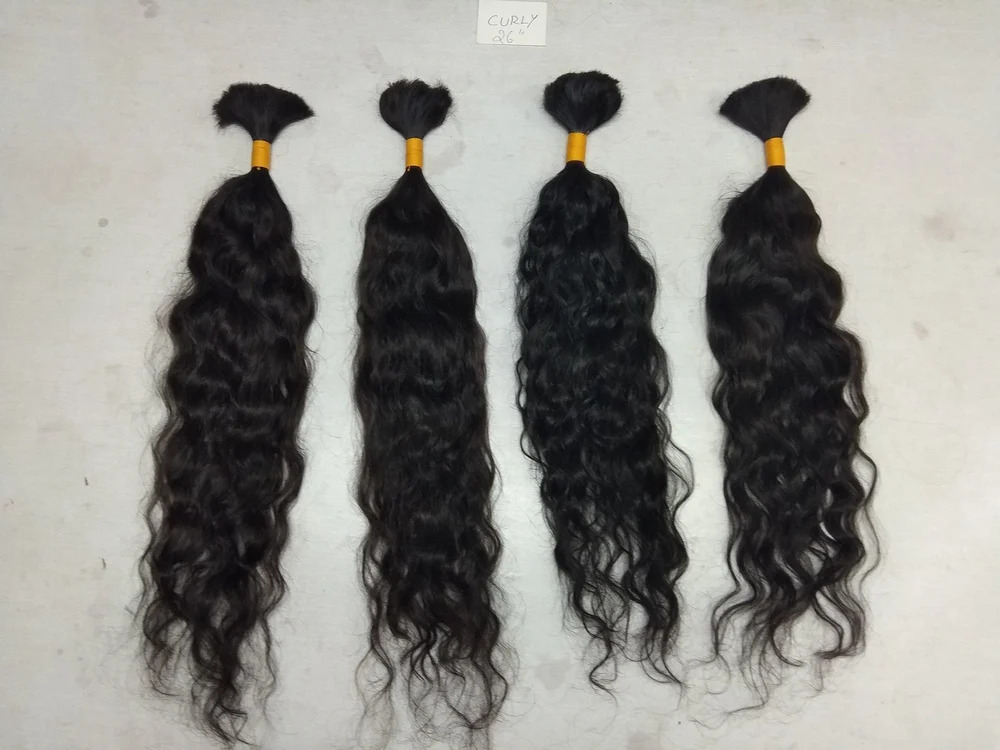 Natural South Indian Temple Remy Human Hair Extension