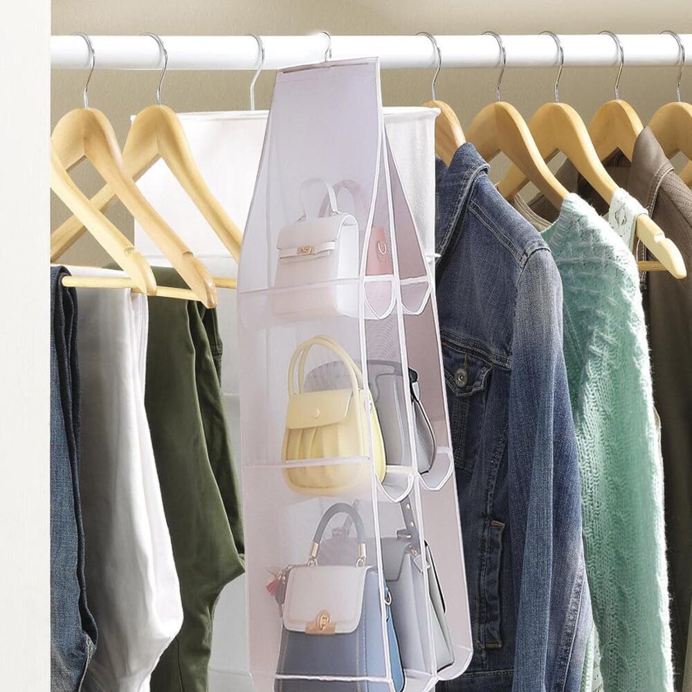 6 Pocket Hanging Purse Organiser