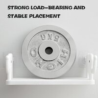 Floating Wall Shelves Wall-Mounted Storage Shelf For Bathroom, Kitchen, Living Room