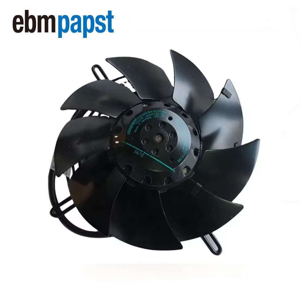ebmpapst S2E200-BH38-01 230V AC 64W 0.3A 200mm IP44 Ball Bearing Variable Frequency Axial Flow Cooling Fan
