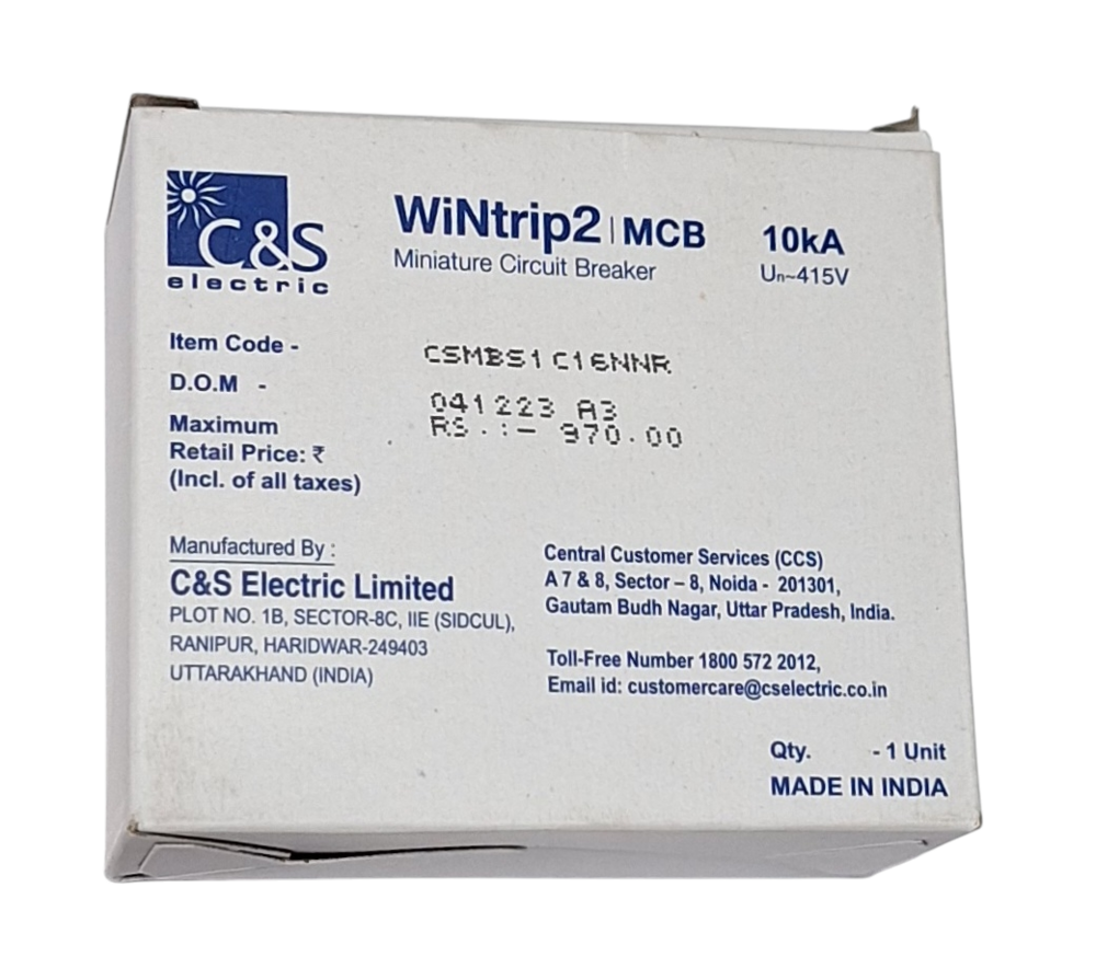 C&S MCB SPN 16A