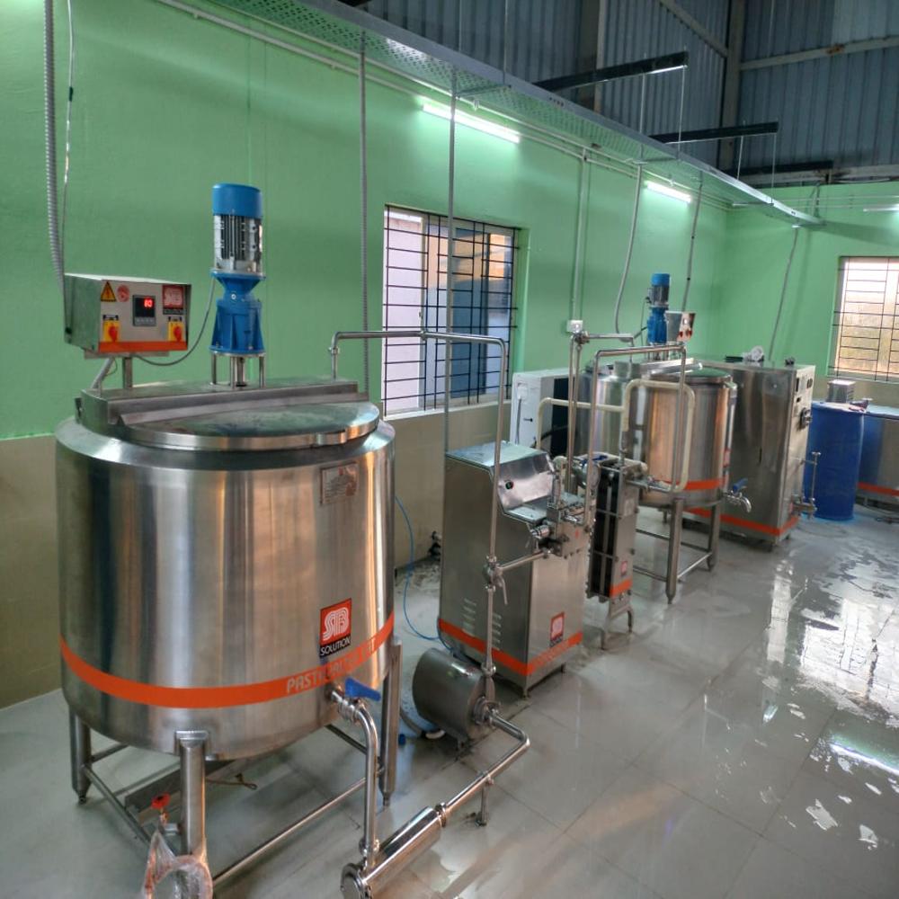 Ice Cream Processing Plant - Color: Silver
