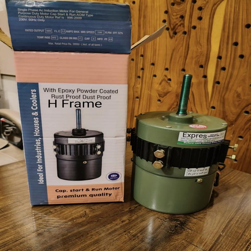 H Frame High Speed Cooler Motor - Color: Black