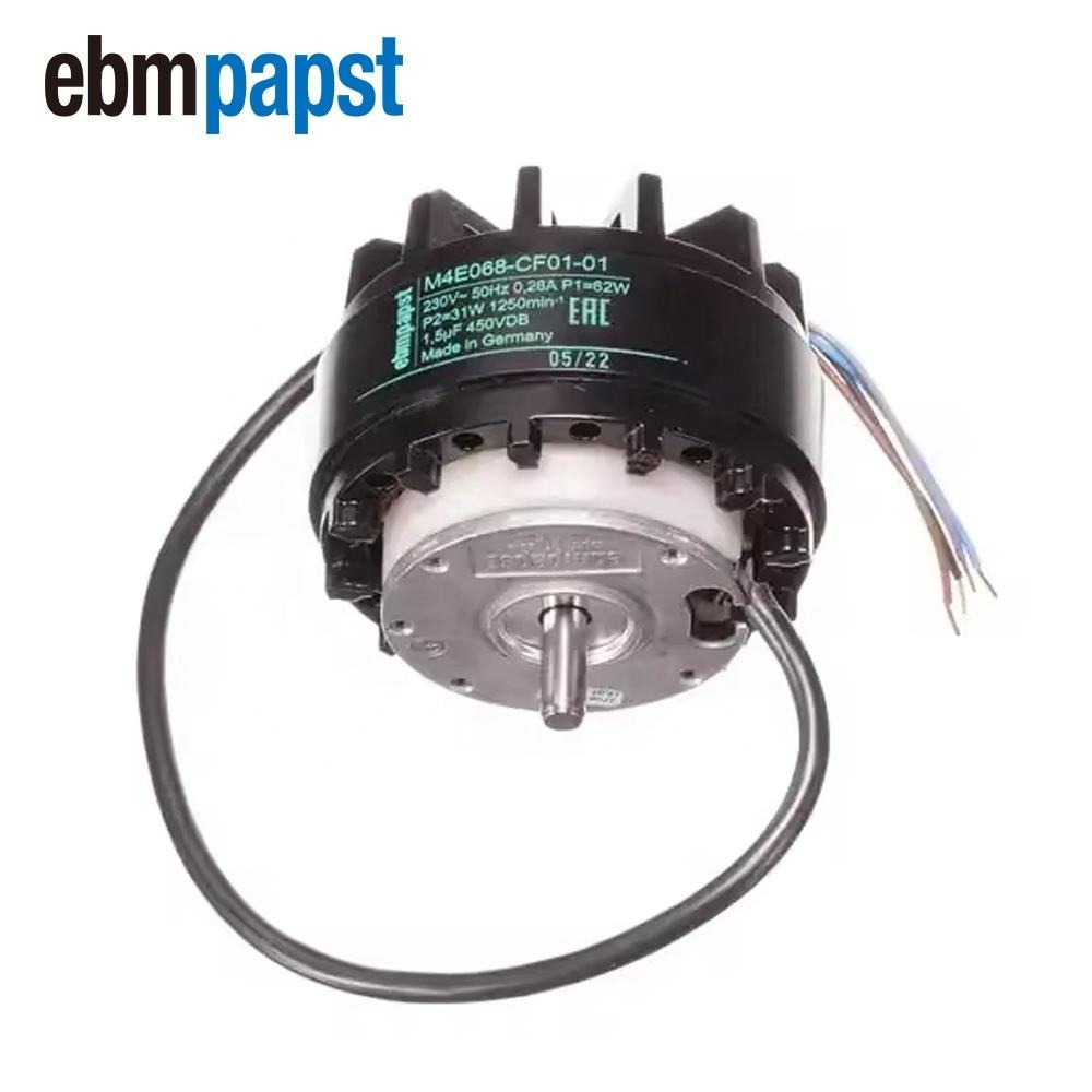 ebmpapst M4E068-CF01-39 230V 50Hz 1250RPM 68W 0.33A IP44 Refrigeration Equipment Shaded Pole Motor Cooling Fan