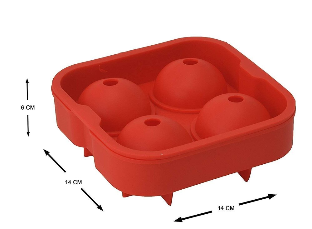 Silicone Ice Ball - Color: Orange