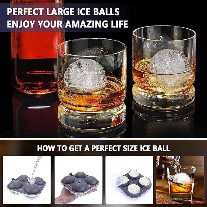 Silicone Ice Ball - Color: Orange
