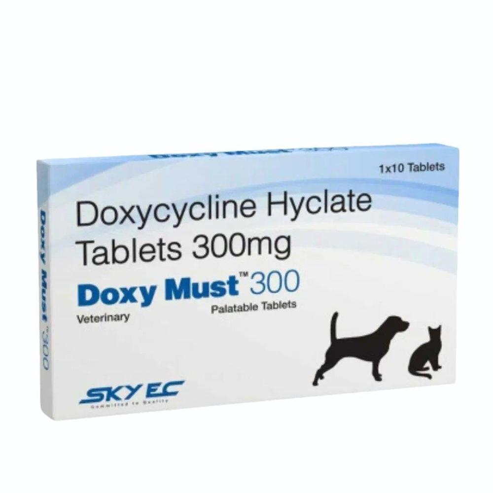 DOXY MUST Doxycycline Hyclate 300mg TABLETS