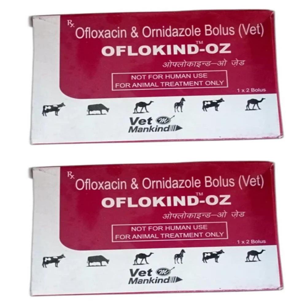 Oflokind-oz Ofloxacin And Ornidazole Bolus