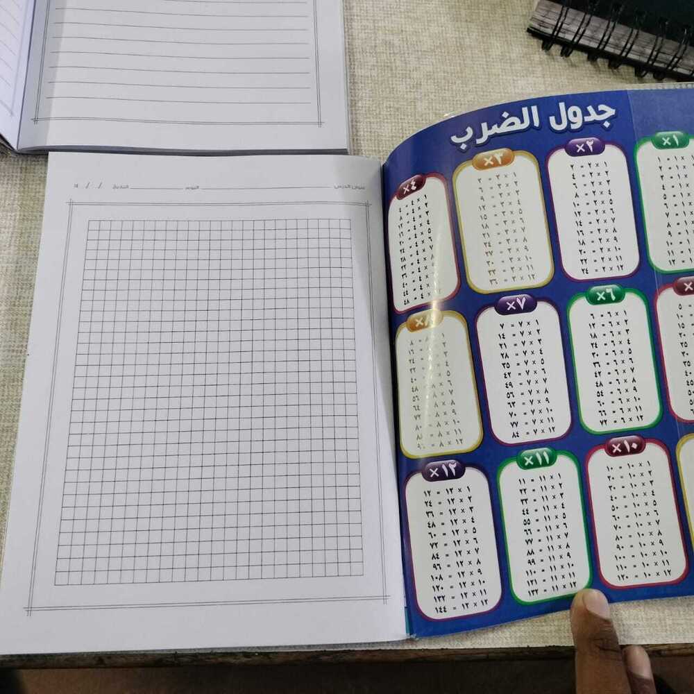 Arabic Rulled Maths Line