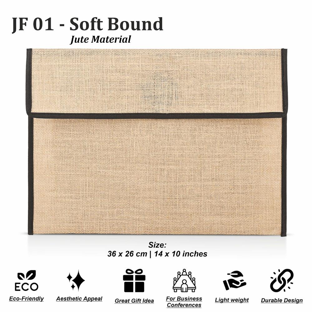Soft Bound Jute Folder