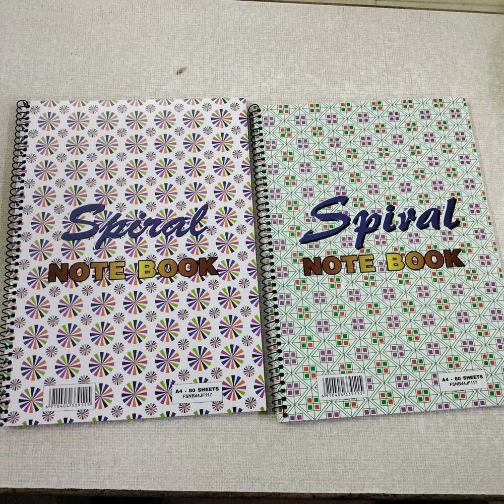 Spiral Notebook A4 Size - Shape: Sqare