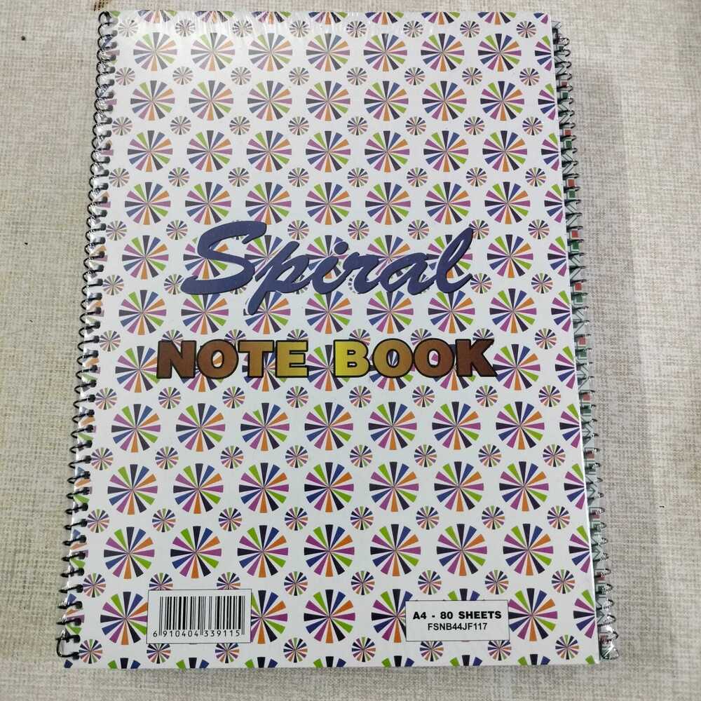 Spiral Notebook A4 Size - Shape: Sqare