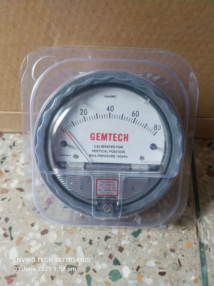 GEMTECH Differential Pressure Gauge Dealers Near Rajput Hospital