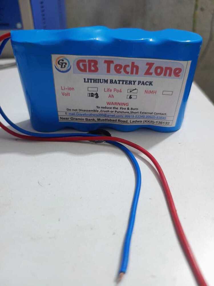 12.8volt 6ah lifepo4 rechargable solar battery