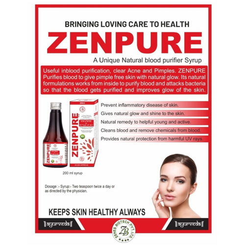 Zenpure Blood Purifier Syrup - Age Group: For Adults