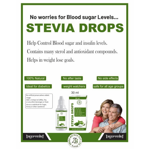 Stevia Drops - Age Group: For Adults