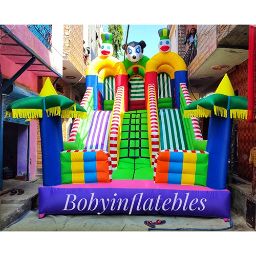 Outdoor 3 Slide Bouncy Inflatable