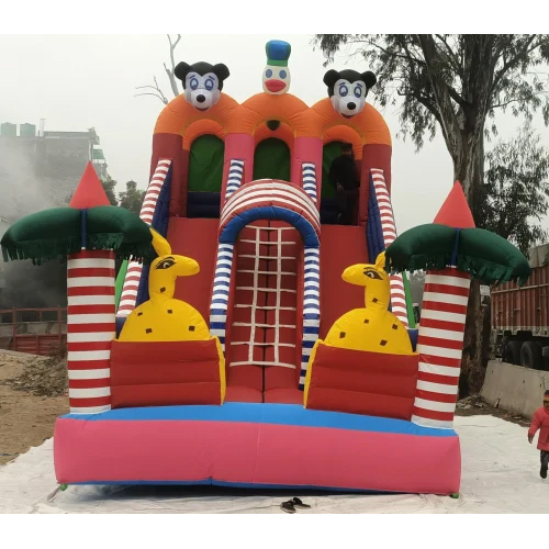 Cartoon Bouncy Inflatable Slider