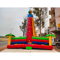25x25 Ft Wall Climbing Bounce House - Color: Multicolor