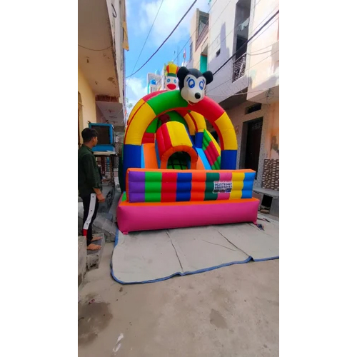 2 Lane Bouncy Inflatable Slider