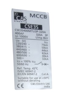 C&S MCCB CSE3S400MTU3P-320A