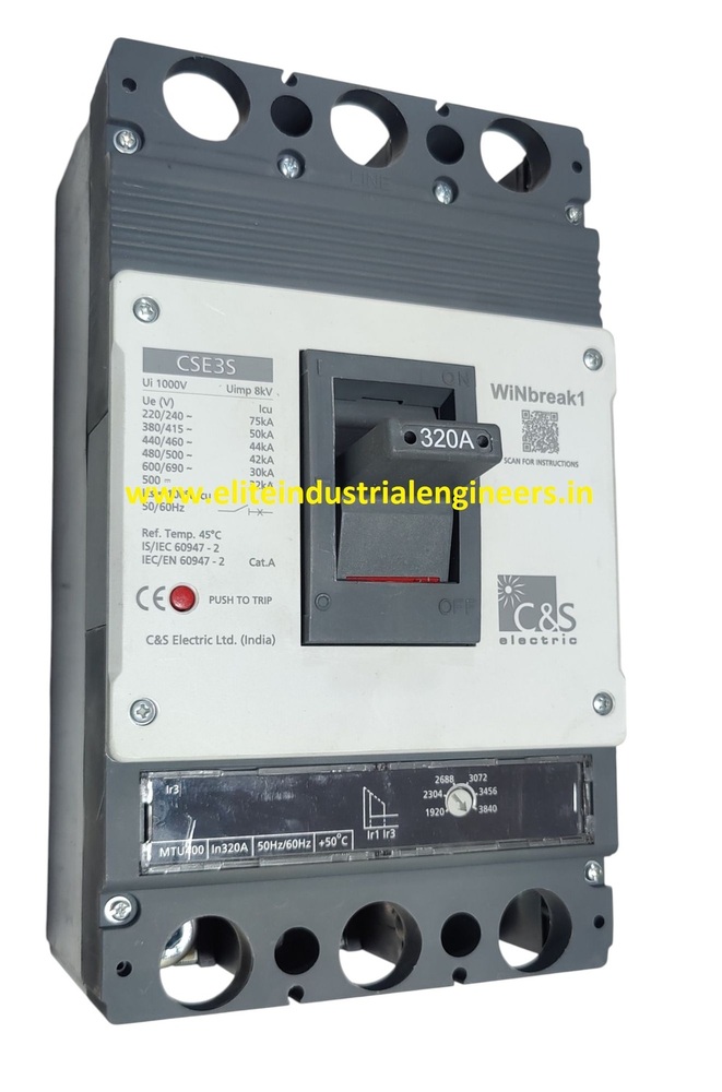 C&s Mccb Cse3s400mtu3p-320a - Color: Gray