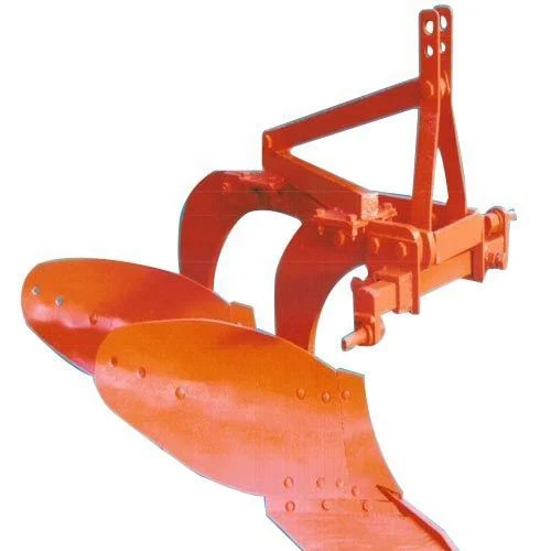 Agricultural Mouldboard Plough - Color: Orange Paint Coated