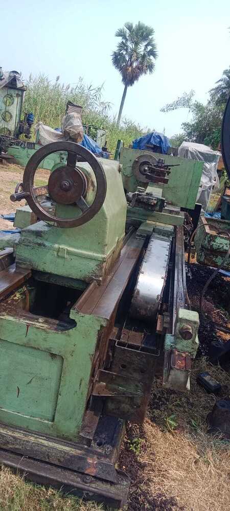 All Geared Lathe Machine - Iron Material, 220-440 Volt Voltage, Green Color | Automatic, High Performance, 1 Year Warranty