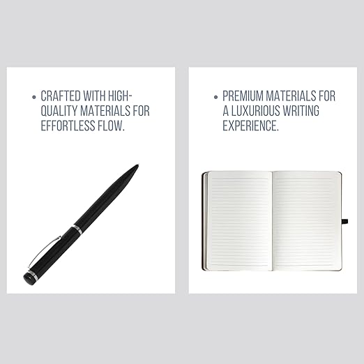 Grey 2 In 1 Sr 201 Diary Pen - Color: Black
