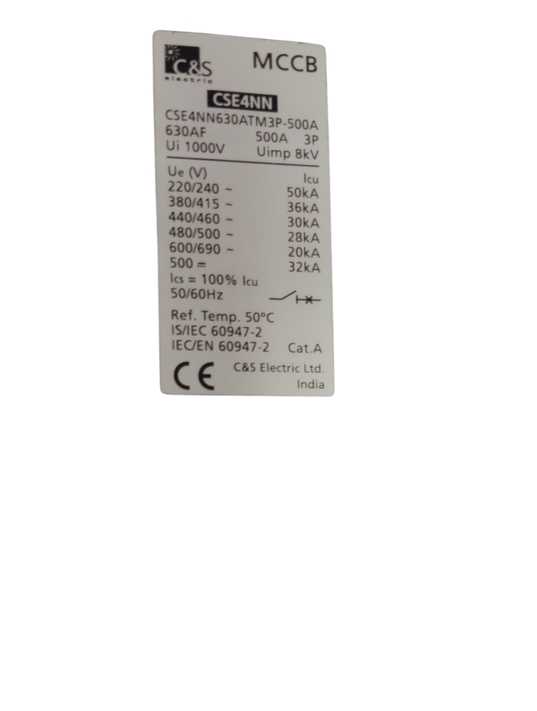 C&S MCCB CSE4NN630ATM3P-500A