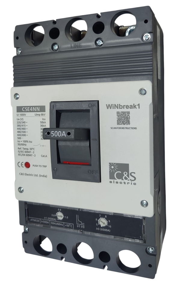 C&S MCCB CSE4NN630ATM3P-500A
