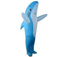 Walking Inflatable Costume - Color: Blue