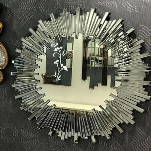 Home Decorative Mirror - Color: Clear