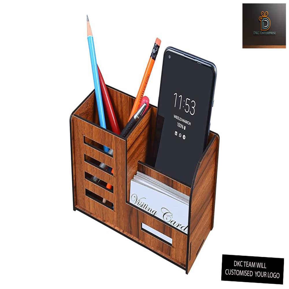 Wooden Kc Mdf Pen Stand