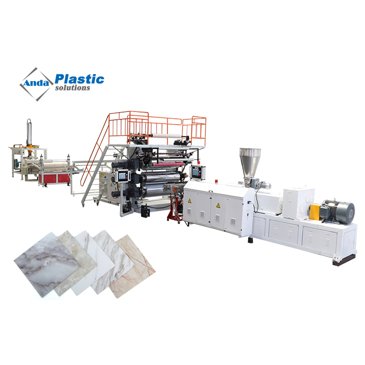 PVC laminate production line
